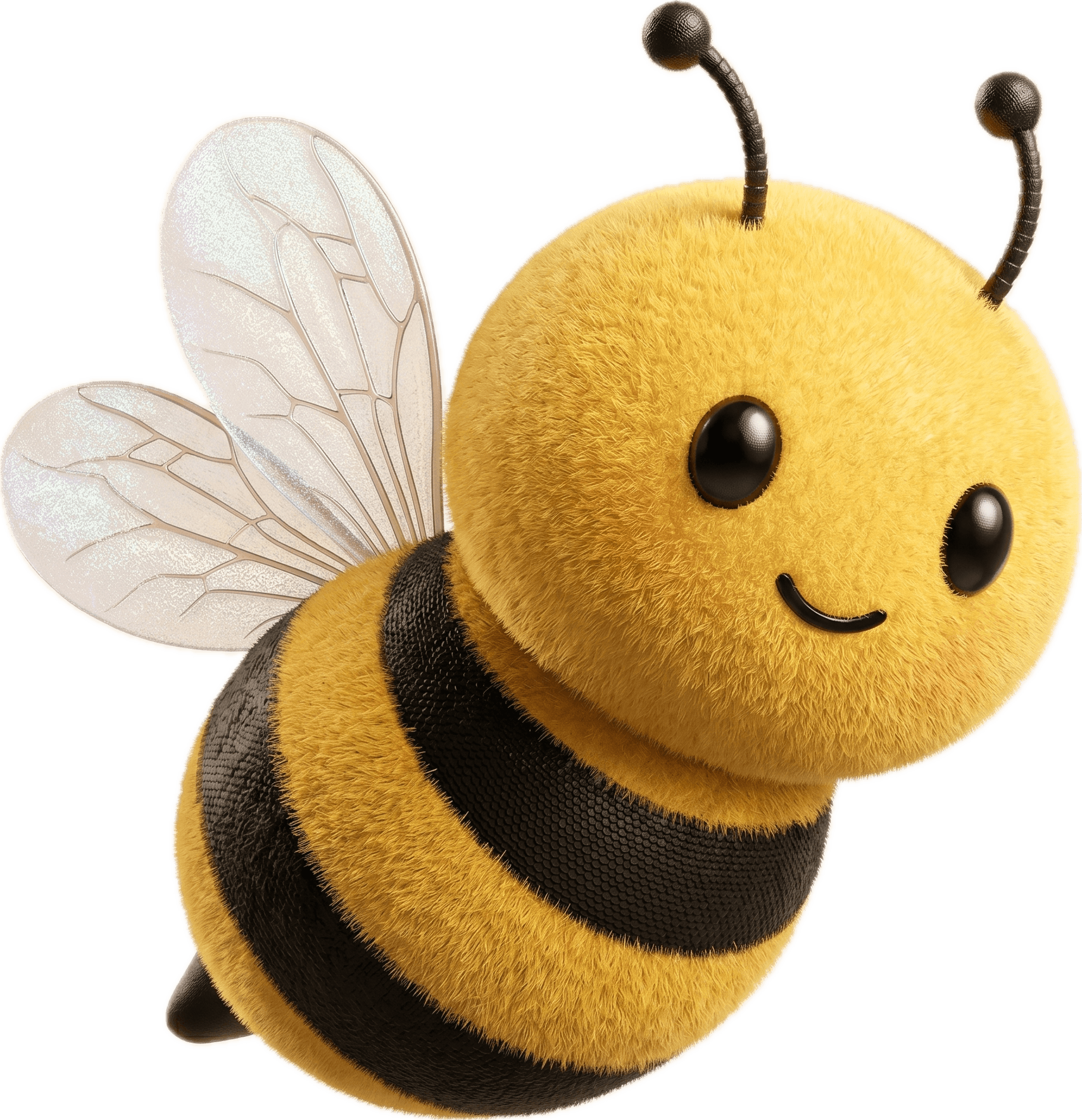 MyFinBee mascot — a cute bee.